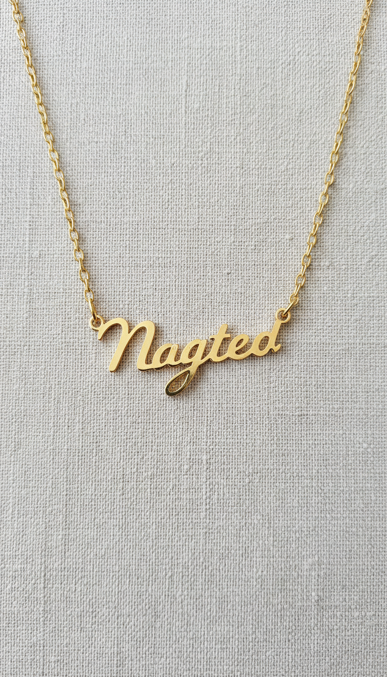 Personalized Gold Name Necklace